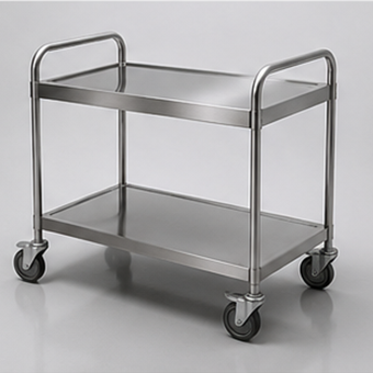 Stainless steel trolley