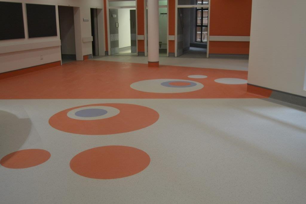 Laboratory vinyl flooring
